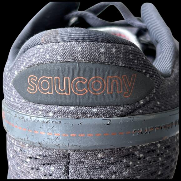 SAUCONY Freedom IS0 Women's 9.5 Running Shoes Grey Denim Copper Sneakers - Picture 15 of 16